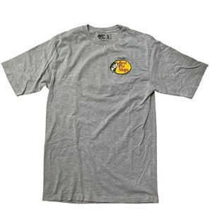 Gray Bass Pro Shops Short Sleeve Tshirt Top Size Small
